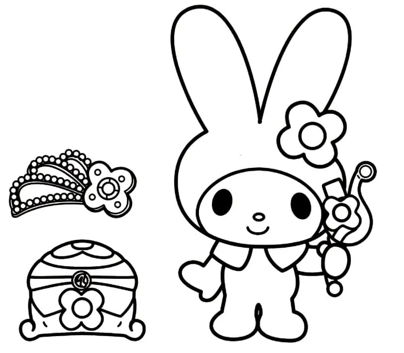 Dibujos para colorear e imprimir My Melody