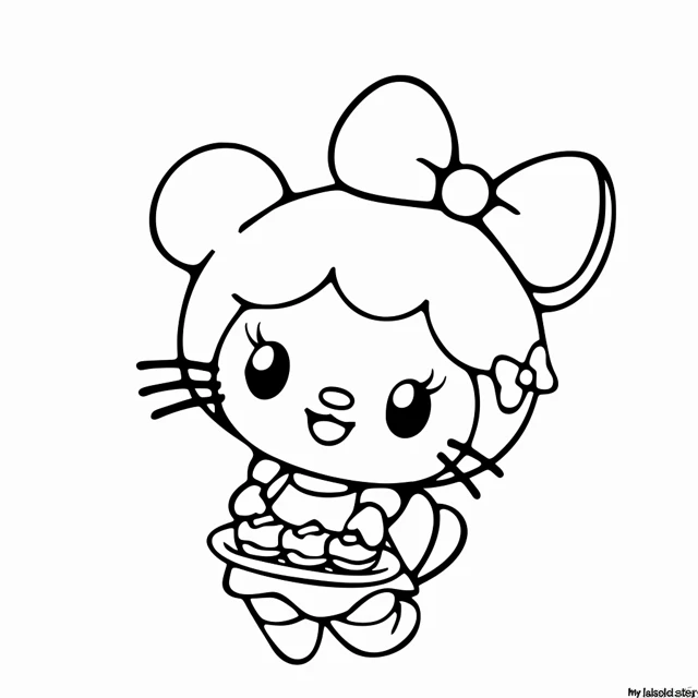 Dibujos para colorear e imprimir My Melody