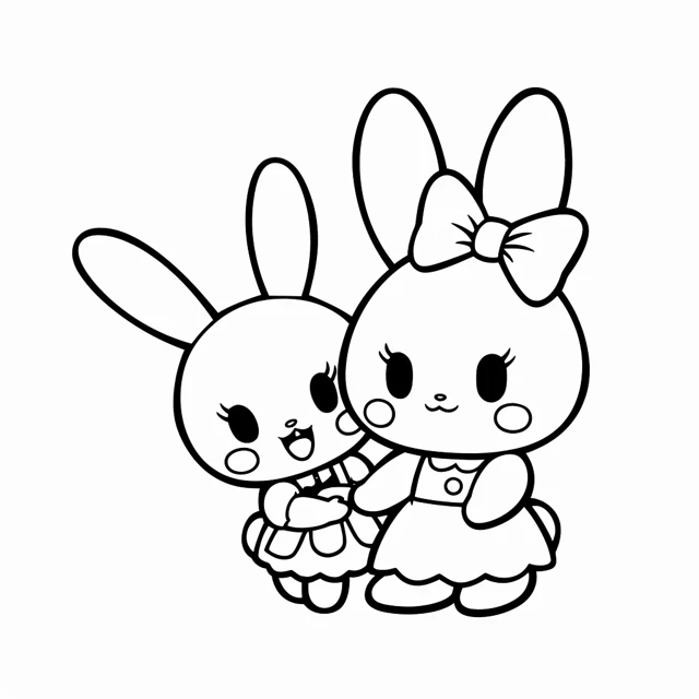 Dibujos para colorear e imprimir My Melody