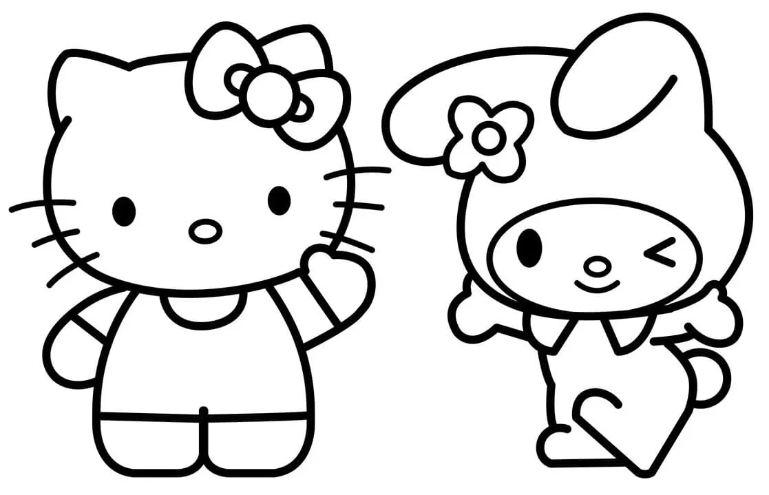 Dibujos para colorear e imprimir My Melody