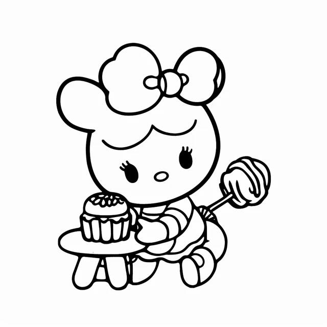 Dibujos para colorear e imprimir My Melody