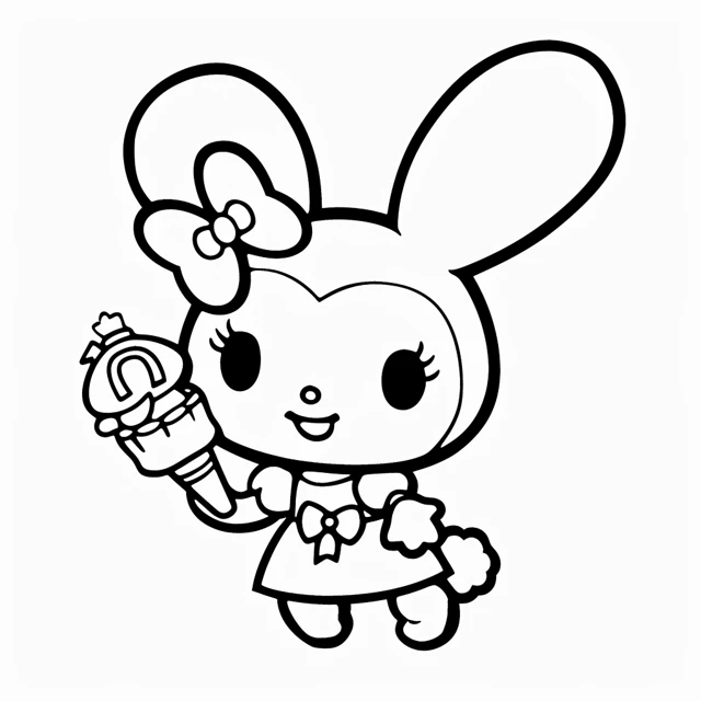 Dibujos para colorear e imprimir My Melody