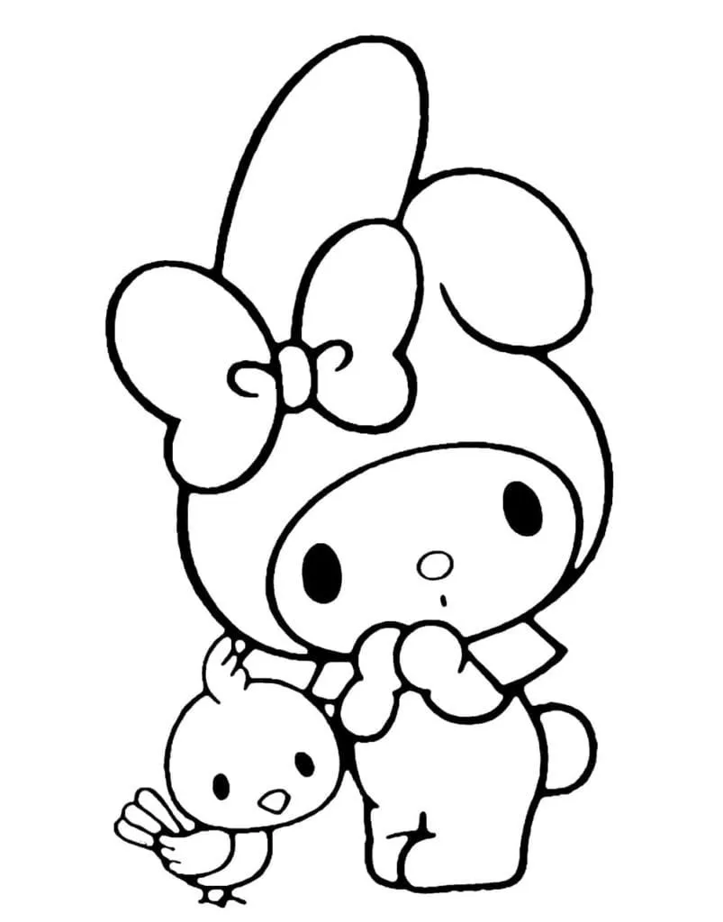 Dibujos para colorear e imprimir My Melody