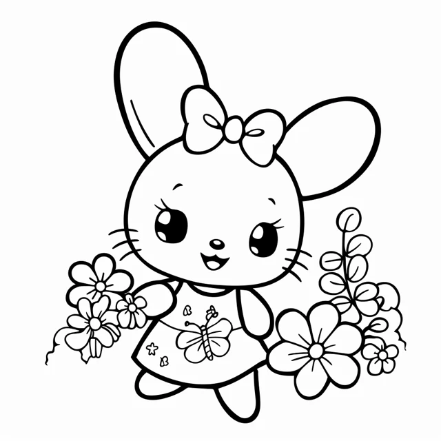 Dibujos para colorear e imprimir My Melody