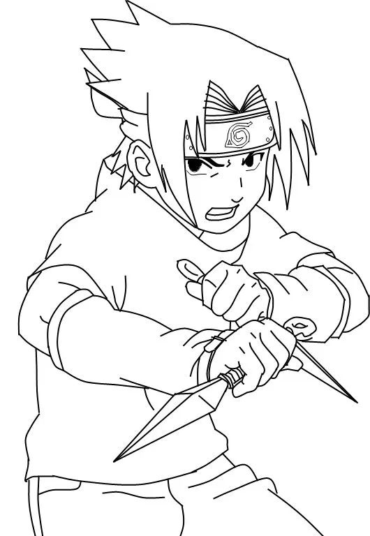 Dibujos para colorear e imprimir Naruto