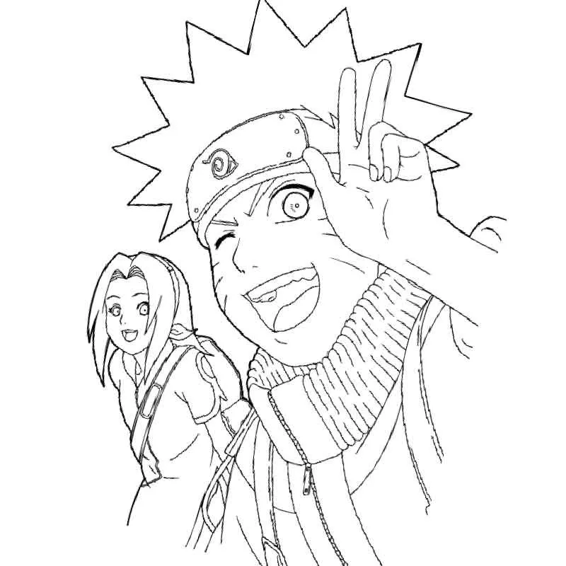 Dibujos para colorear e imprimir Naruto