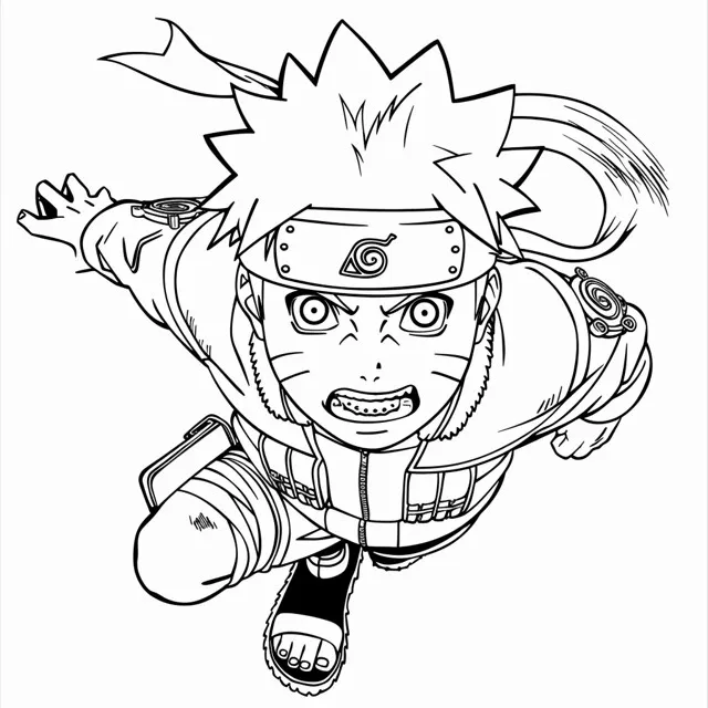 Dibujos para colorear e imprimir Naruto