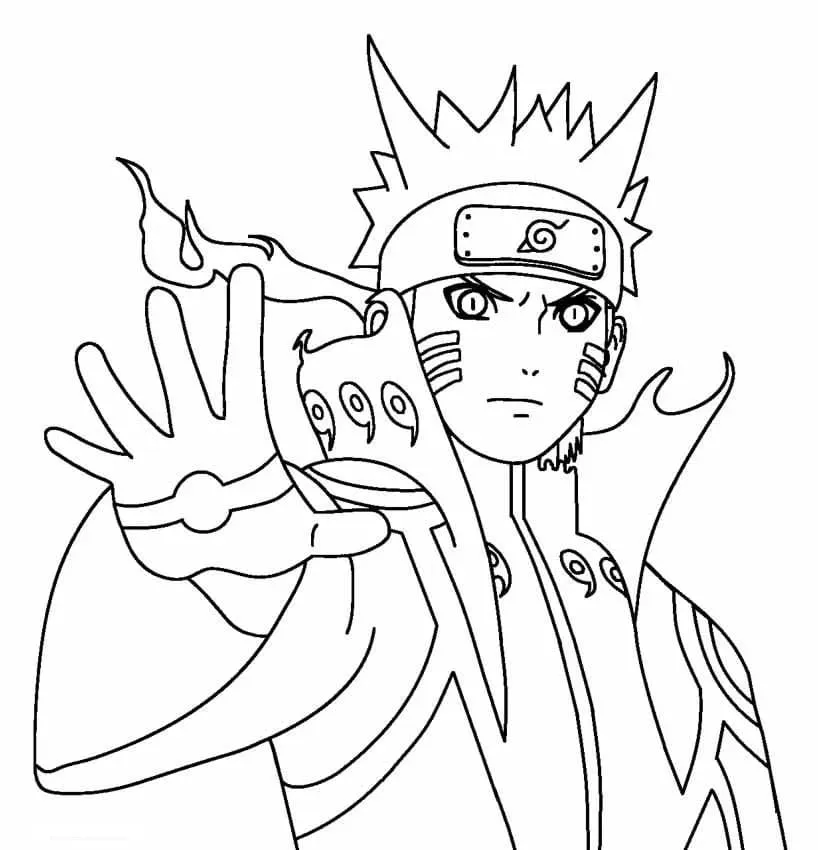 Dibujos para colorear e imprimir Naruto