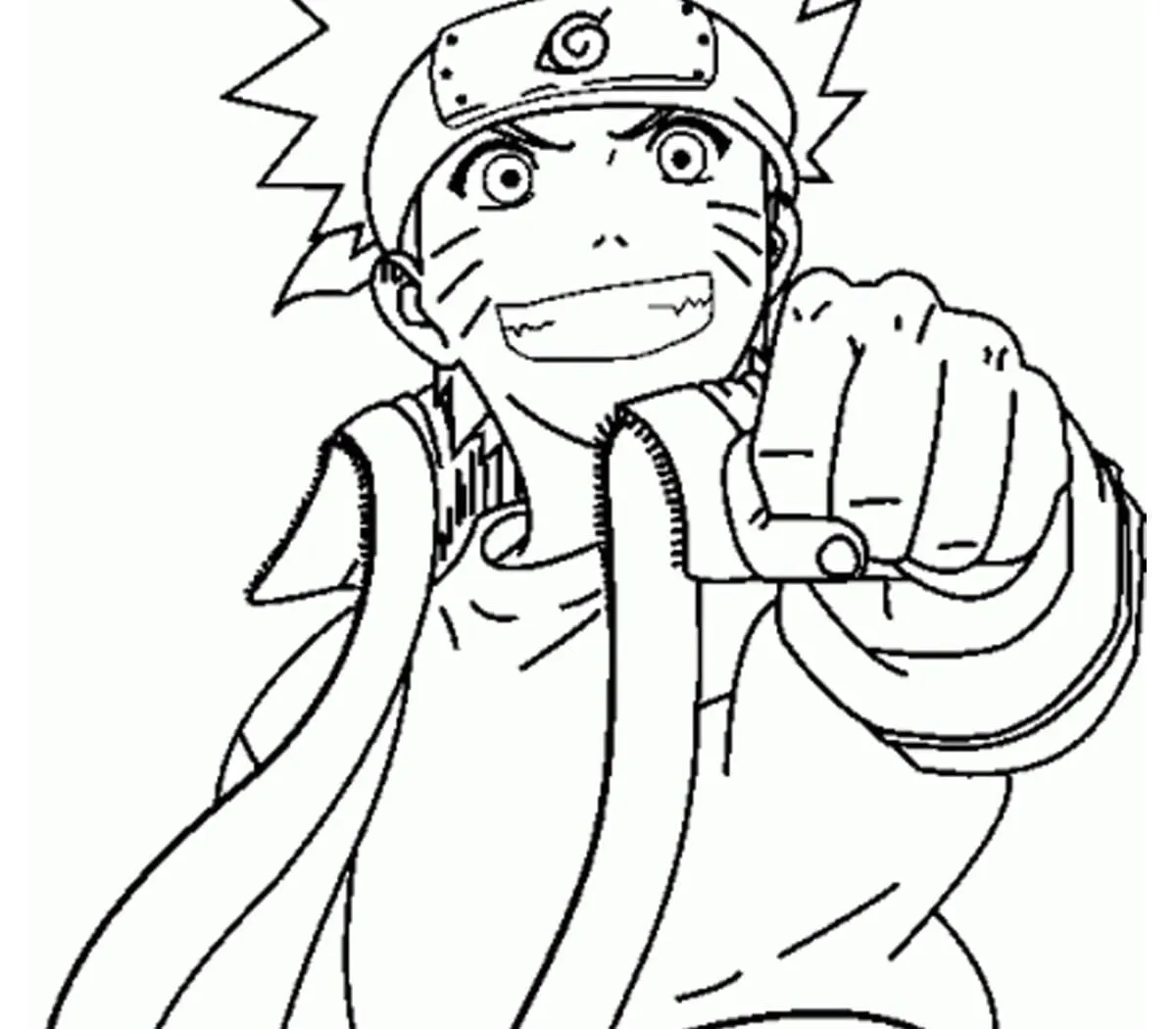 Dibujos para colorear e imprimir Naruto