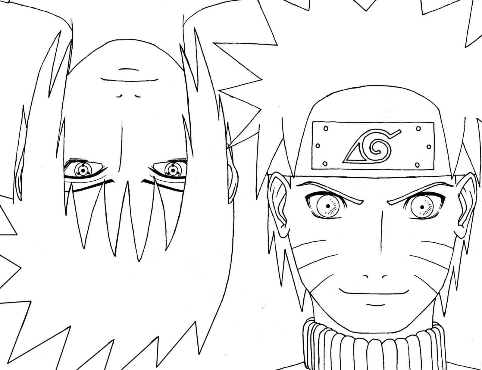 Dibujos para colorear e imprimir Naruto