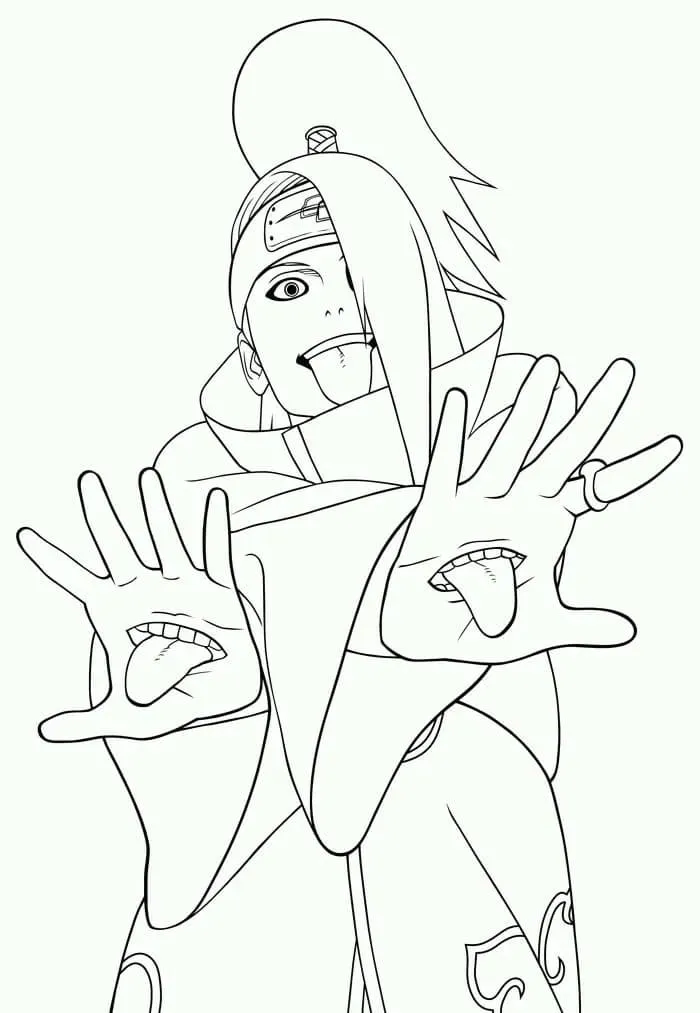 Dibujos para colorear e imprimir Naruto