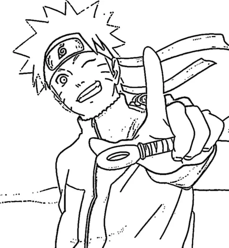 Dibujos para colorear e imprimir Naruto