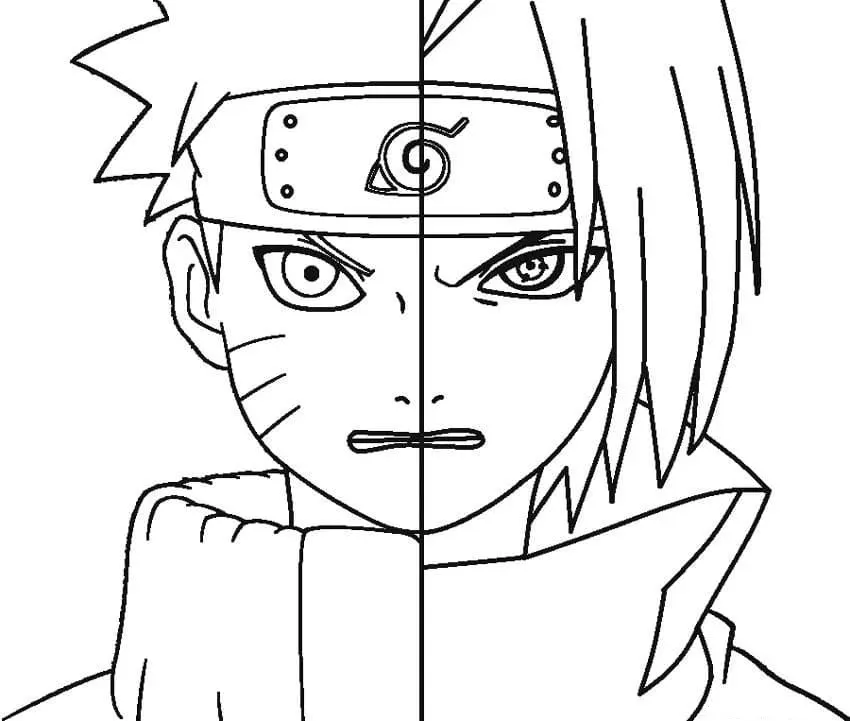 Dibujos para colorear e imprimir Naruto