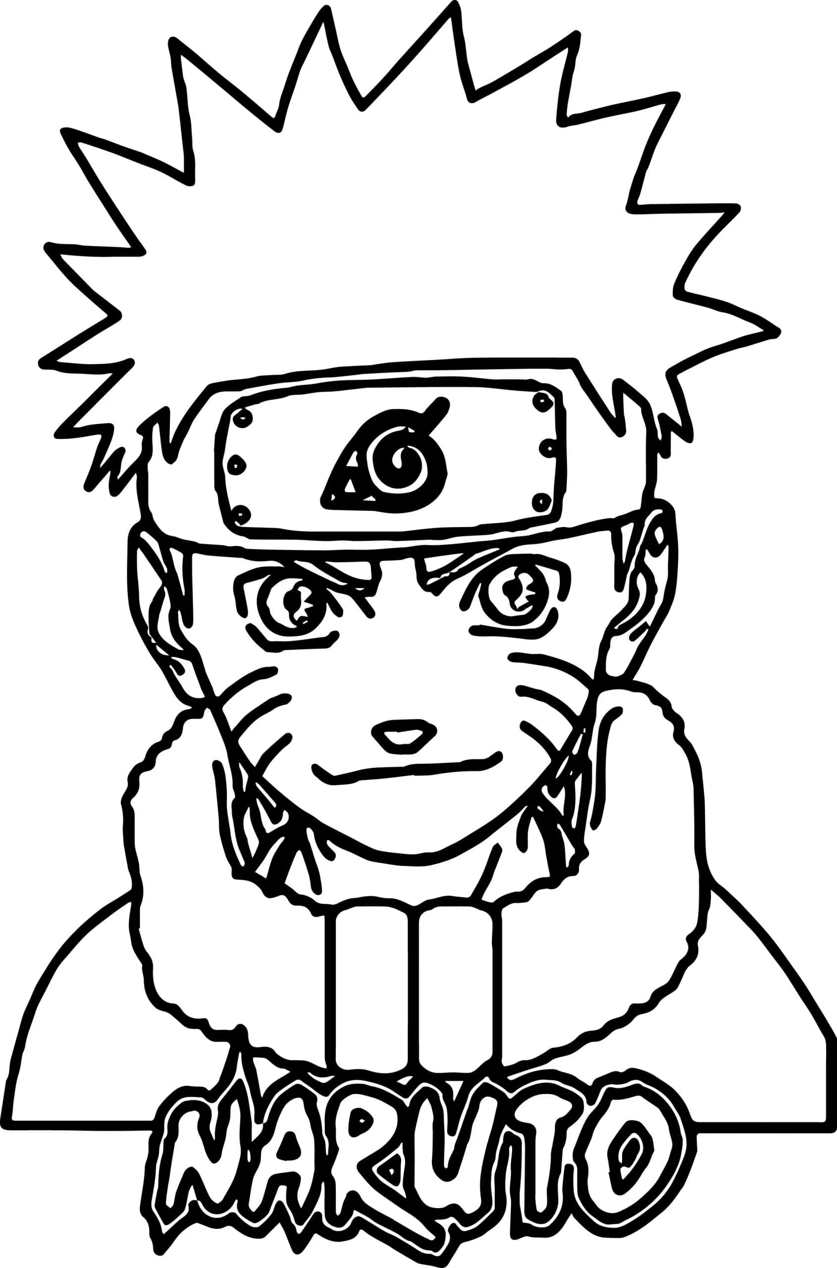 Dibujos para colorear e imprimir Naruto