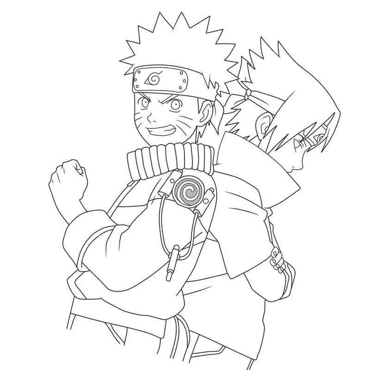 Dibujos para colorear e imprimir Naruto