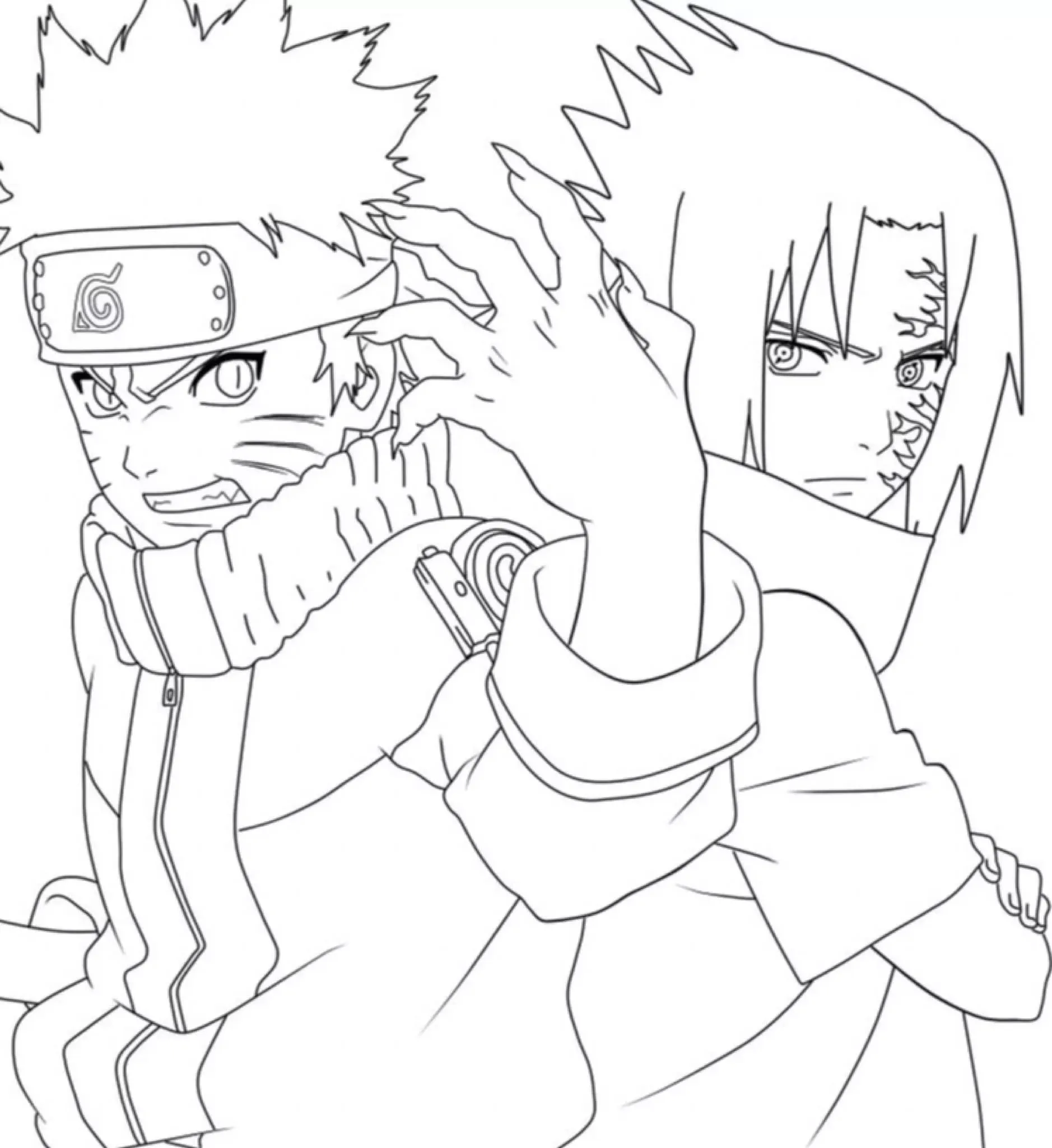 Dibujos para colorear e imprimir Naruto