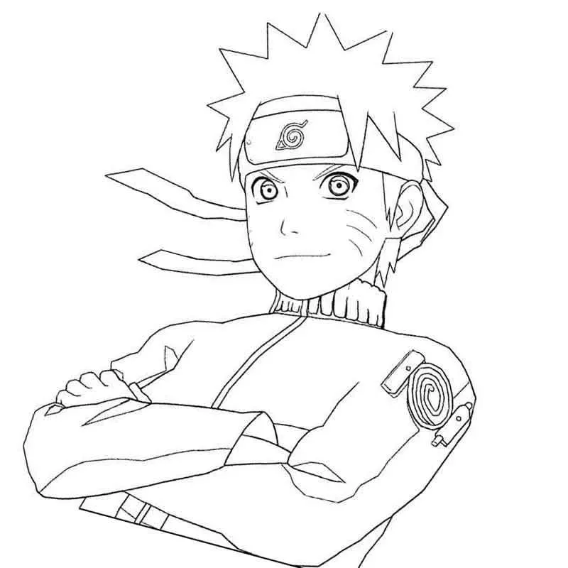 Dibujos para colorear e imprimir Naruto