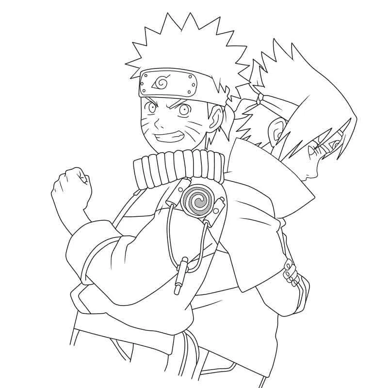 Dibujos para colorear e imprimir Naruto