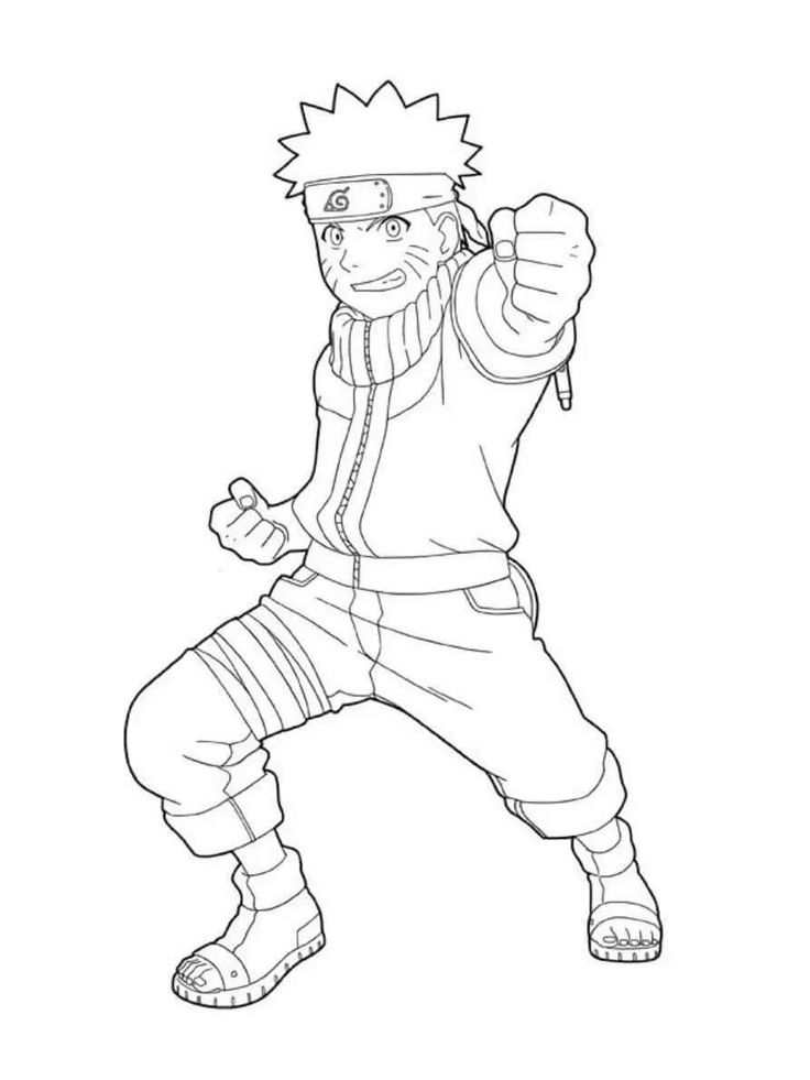 Dibujos para colorear e imprimir Naruto