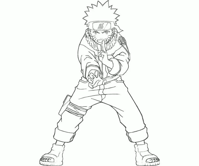 Dibujos para colorear e imprimir Naruto