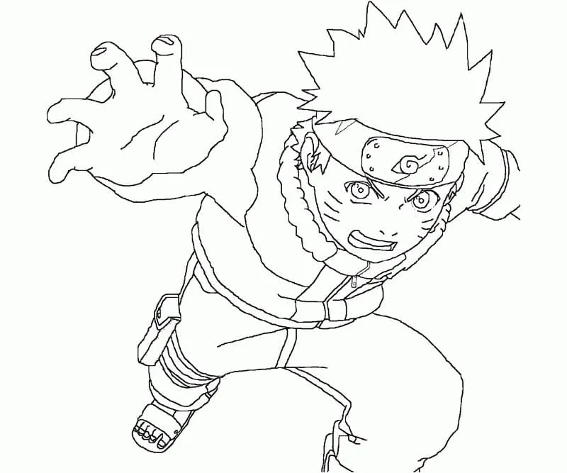 Dibujos para colorear e imprimir Naruto