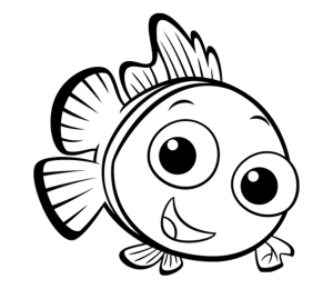 Nemo coloring pages 2