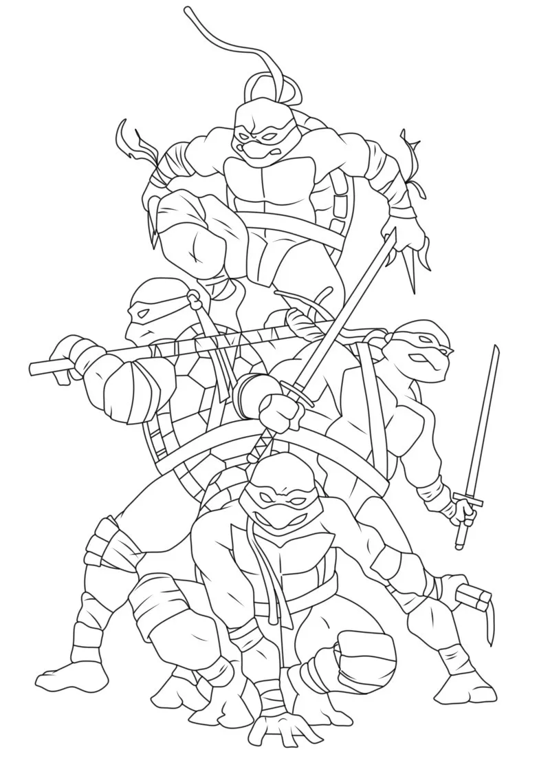 Dibujos para colorear e imprimir Turtle