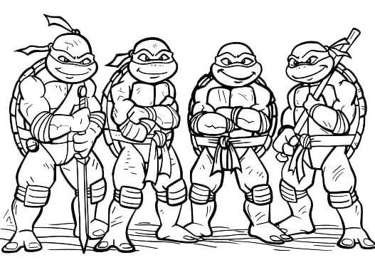 Dibujos para colorear e imprimir Turtle