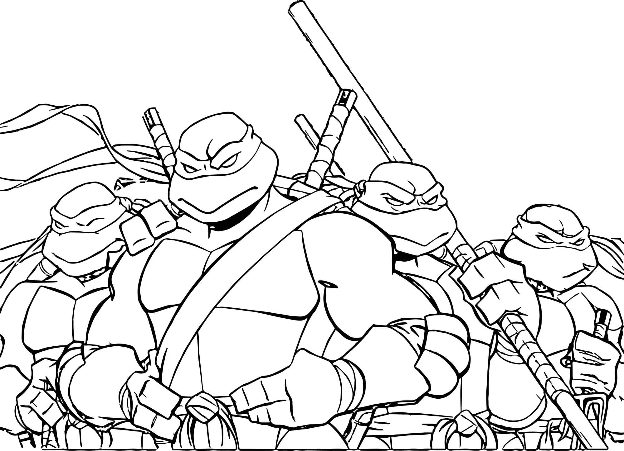 Dibujos para colorear e imprimir Turtle