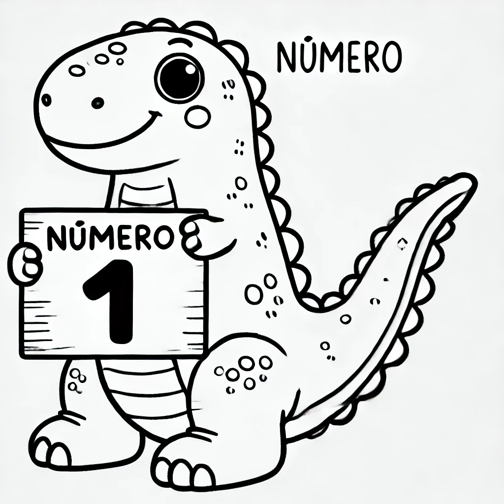 Dibujos para colorear e imprimir Number One