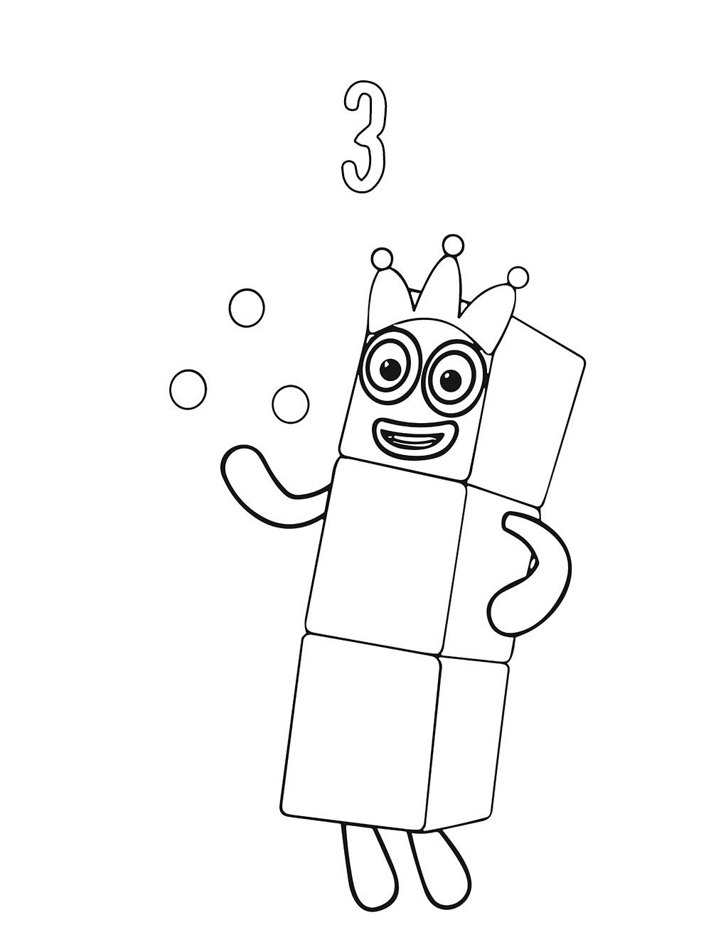 Dibujos para colorear e imprimir Numberblocks