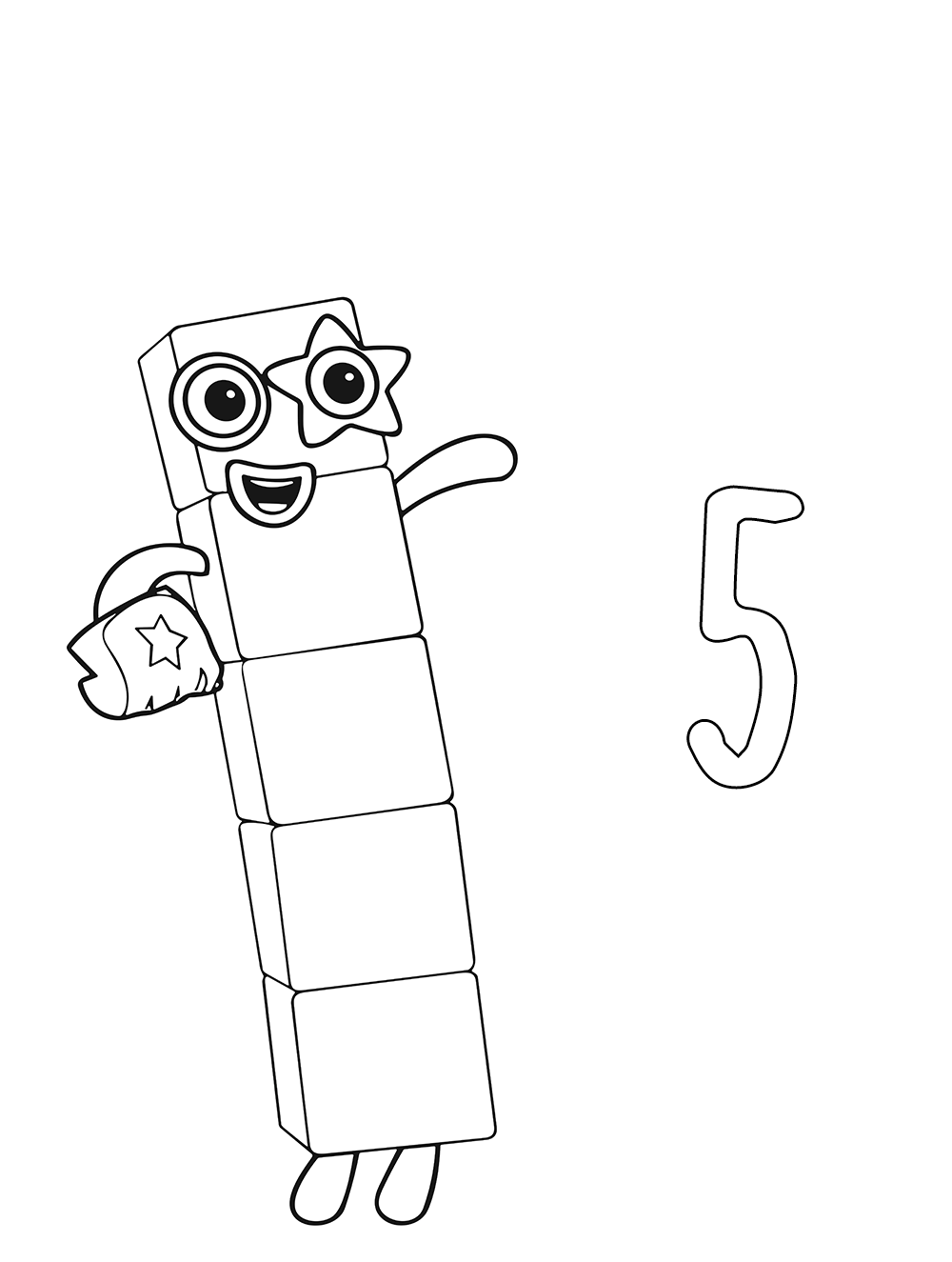 Dibujos para colorear e imprimir Numberblocks