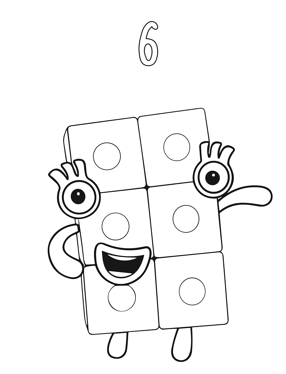 Dibujos para colorear e imprimir Numberblocks