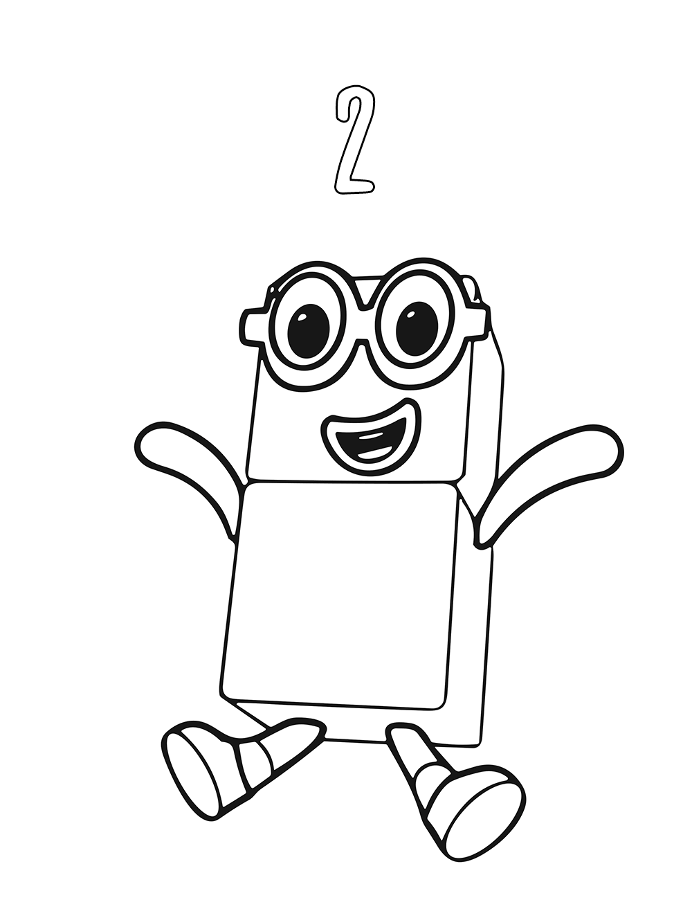 Dibujos para colorear e imprimir Numberblocks