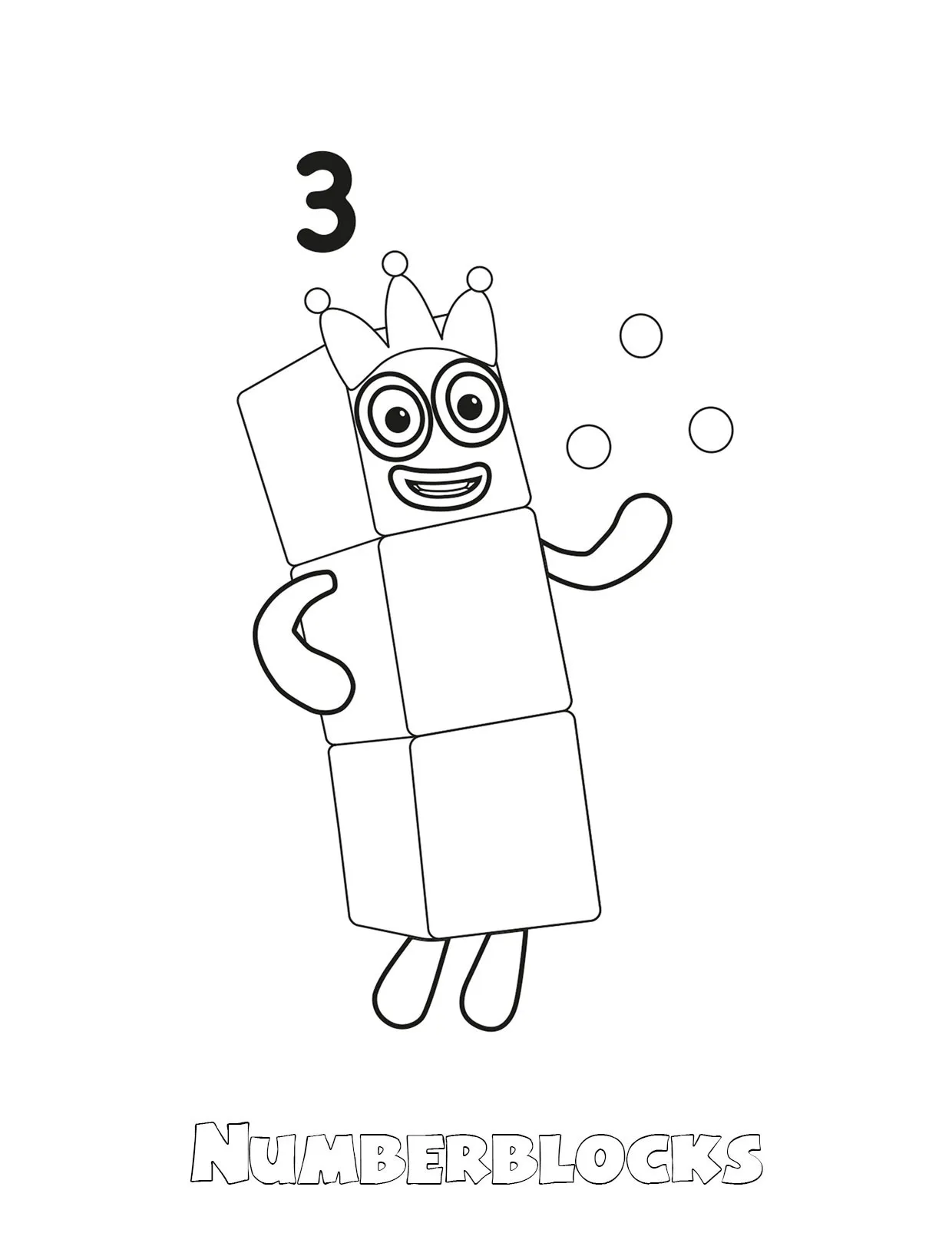 Dibujos para colorear e imprimir Numberblocks