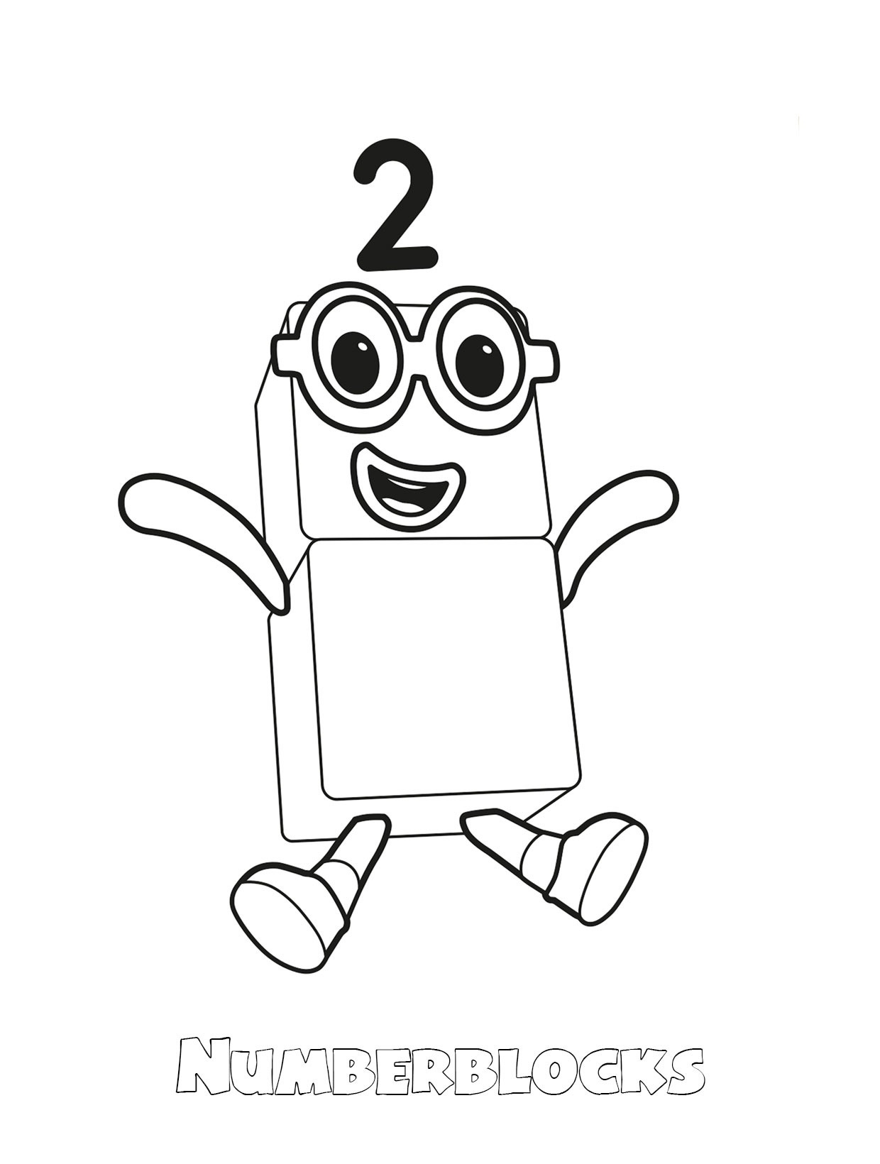 Dibujos para colorear e imprimir Numberblocks