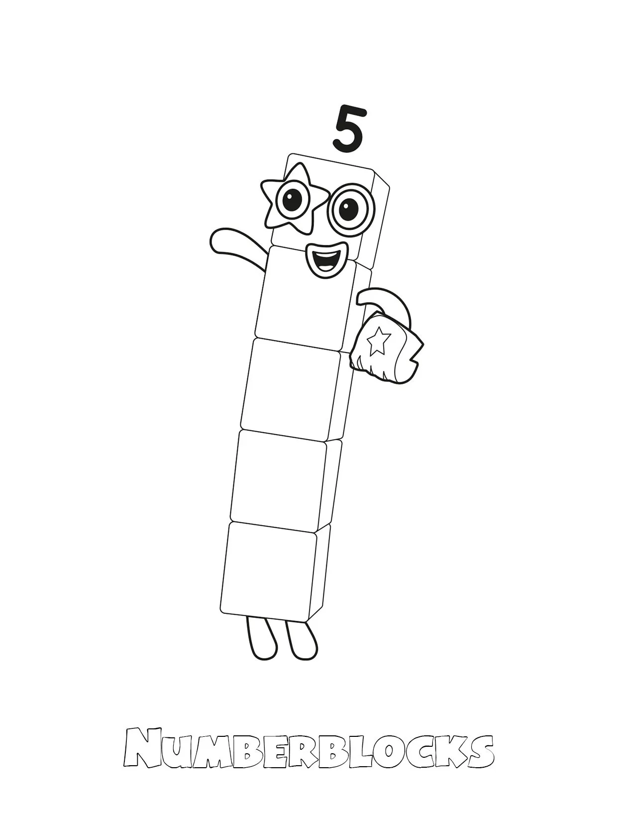 Dibujos para colorear e imprimir Numberblocks