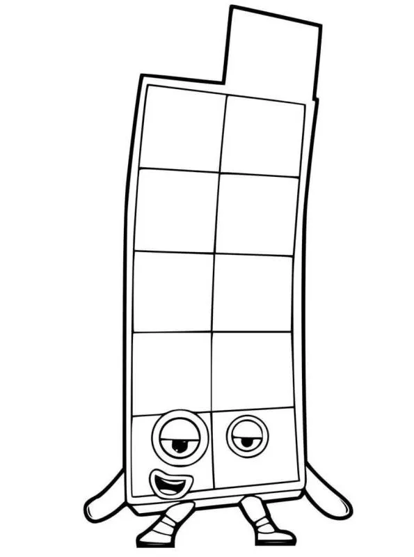 Dibujos para colorear e imprimir Numberblocks