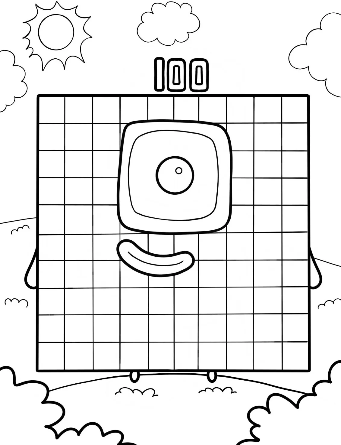 Dibujos para colorear e imprimir Numberblocks