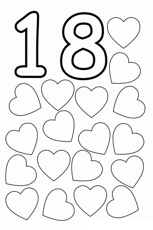 Dibujos para colorear e imprimir Numbers