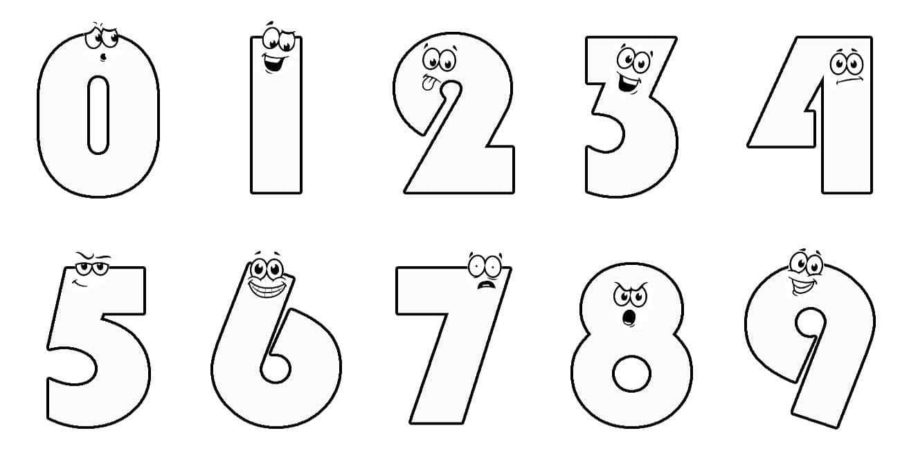 Dibujos para colorear e imprimir Numbers