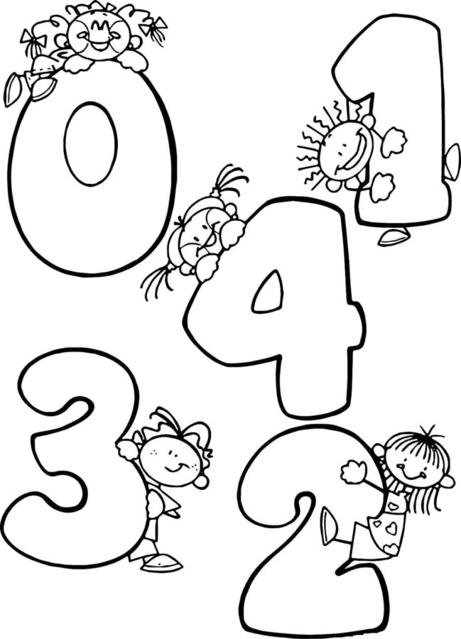 Dibujos para colorear e imprimir Numbers