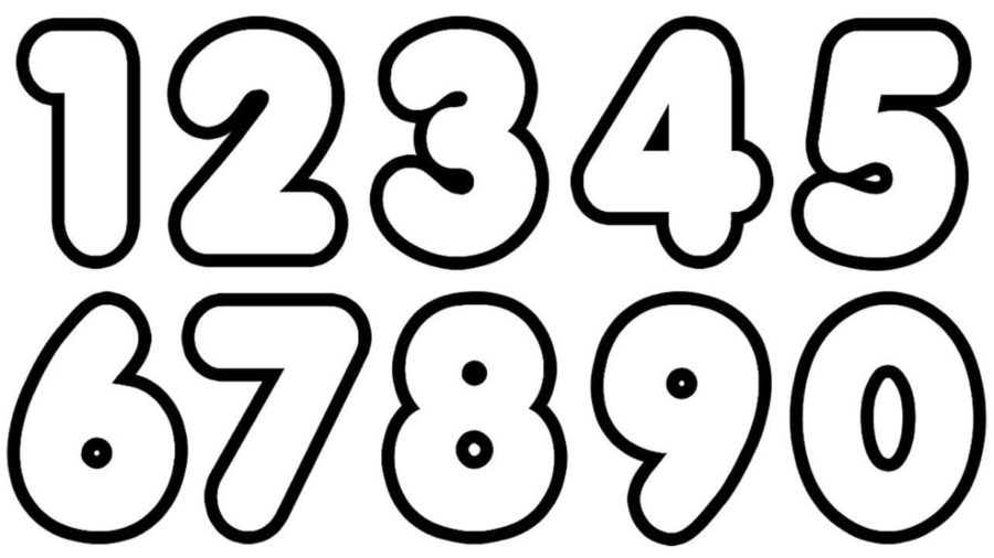 Dibujos para colorear e imprimir Numbers