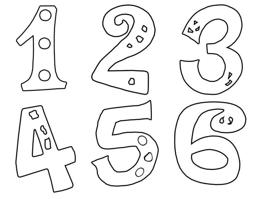 Dibujos para colorear e imprimir Numbers