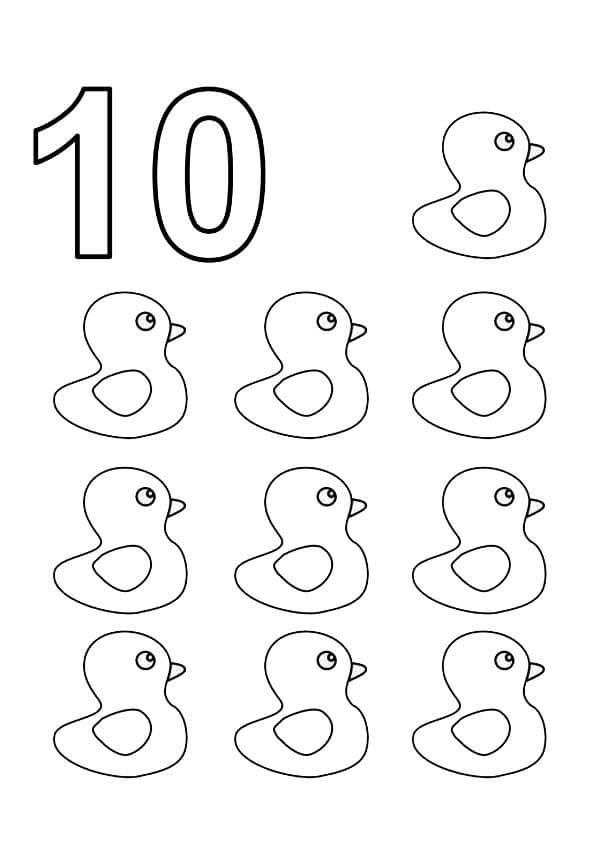 Dibujos para colorear e imprimir Numbers