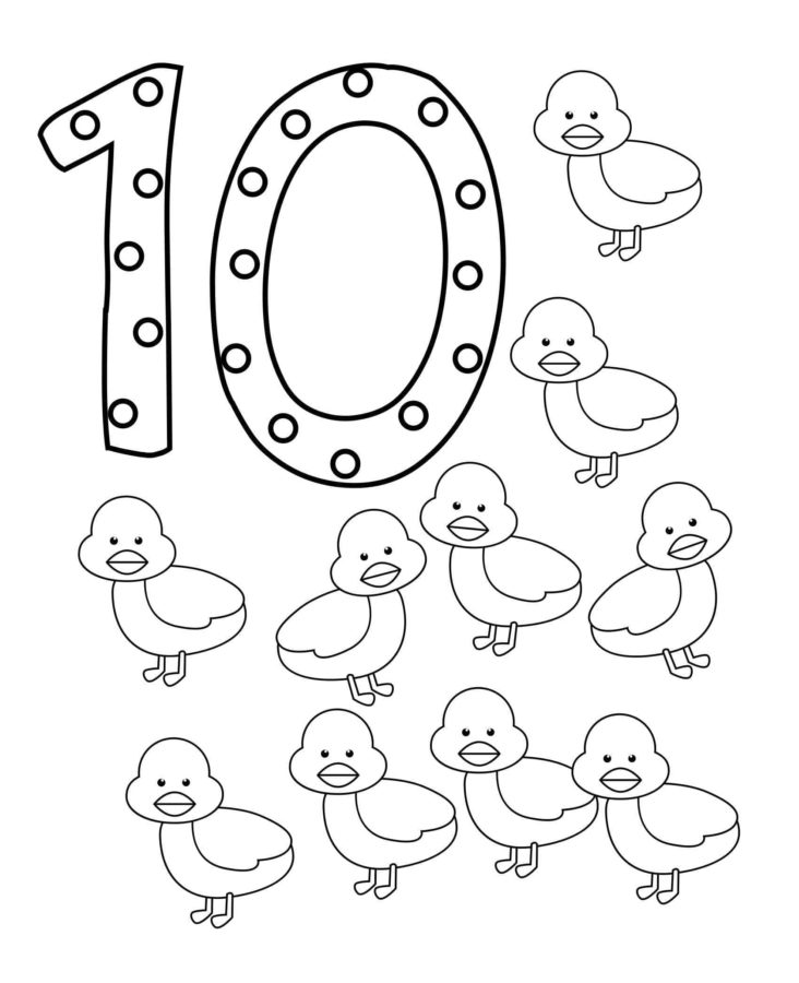 Dibujos para colorear e imprimir Numbers