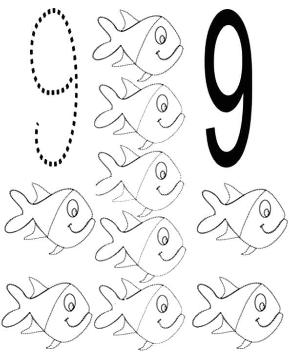 Dibujos para colorear e imprimir Numbers