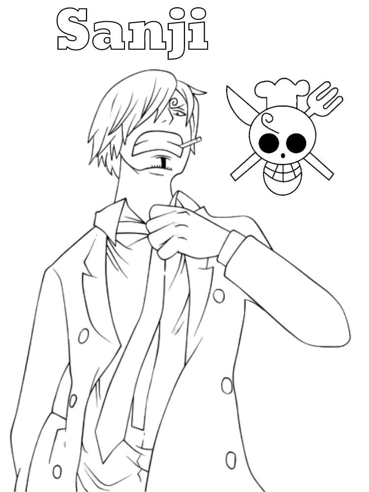 Dibujos para colorear e imprimir One Piece