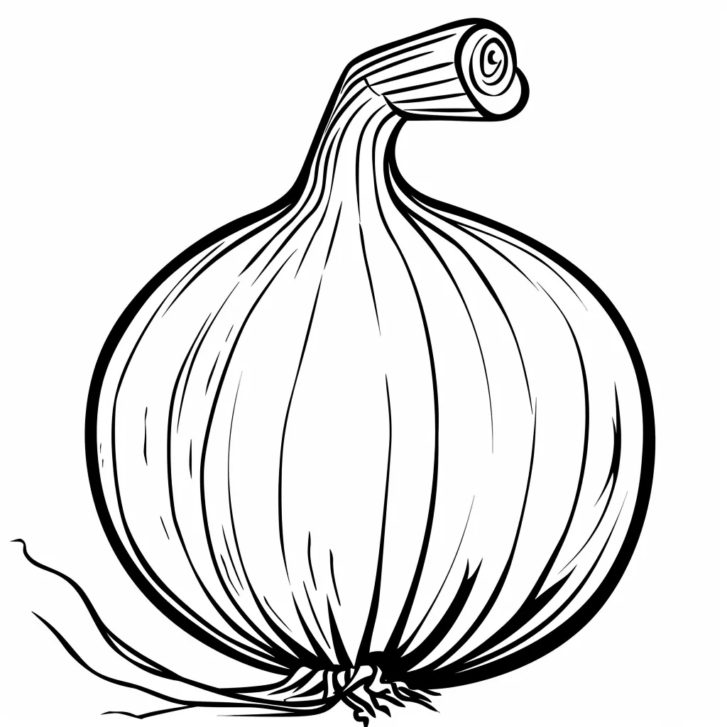 Dibujos para colorear e imprimir Onion