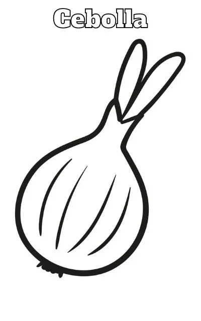 Dibujos para colorear e imprimir Onion